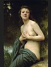 Spring Time Paintings - Spring Breeze by William Bouguereau